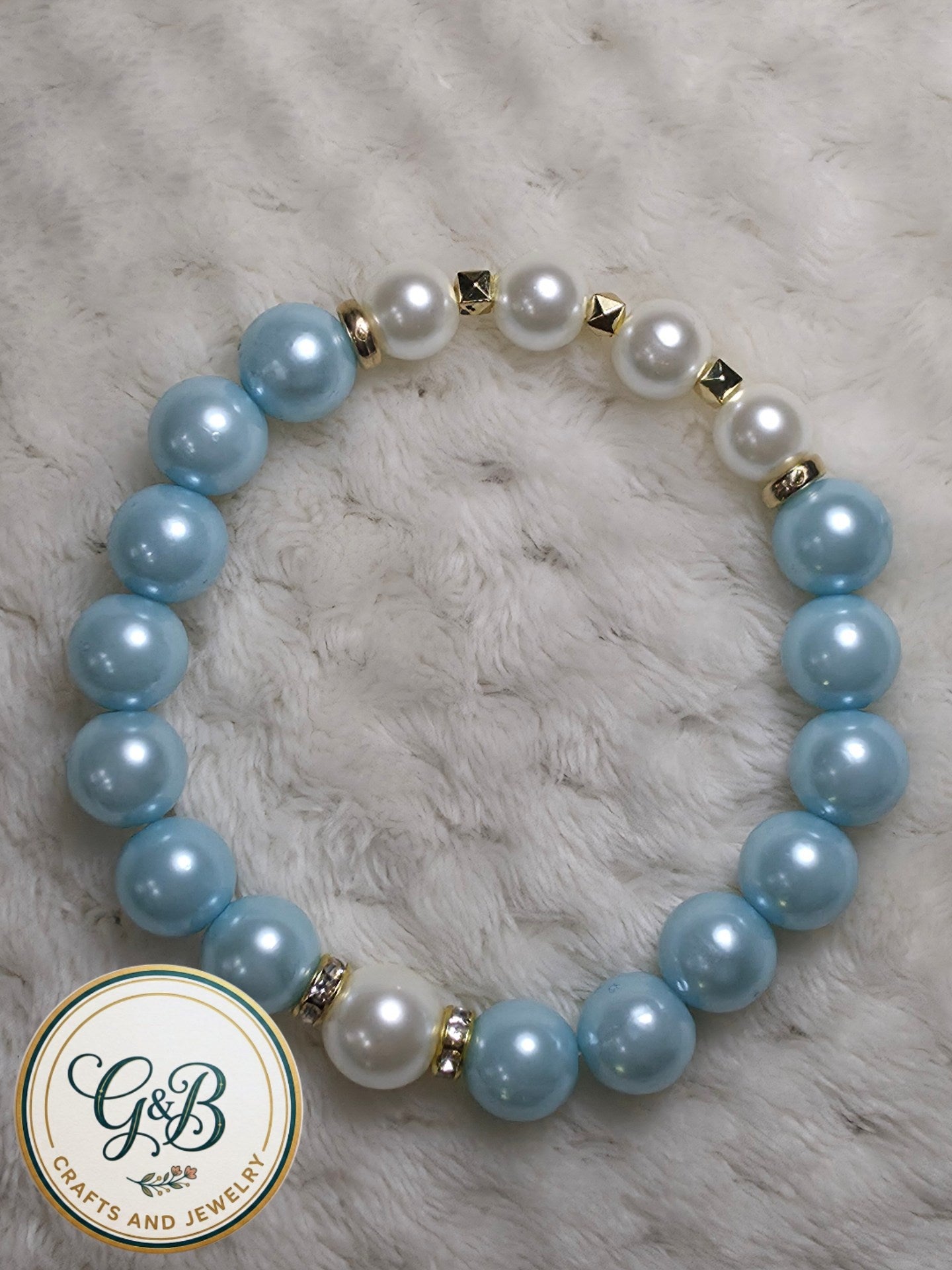Pearls in Pastel with Gold Accent