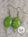 Green Stone Earrings