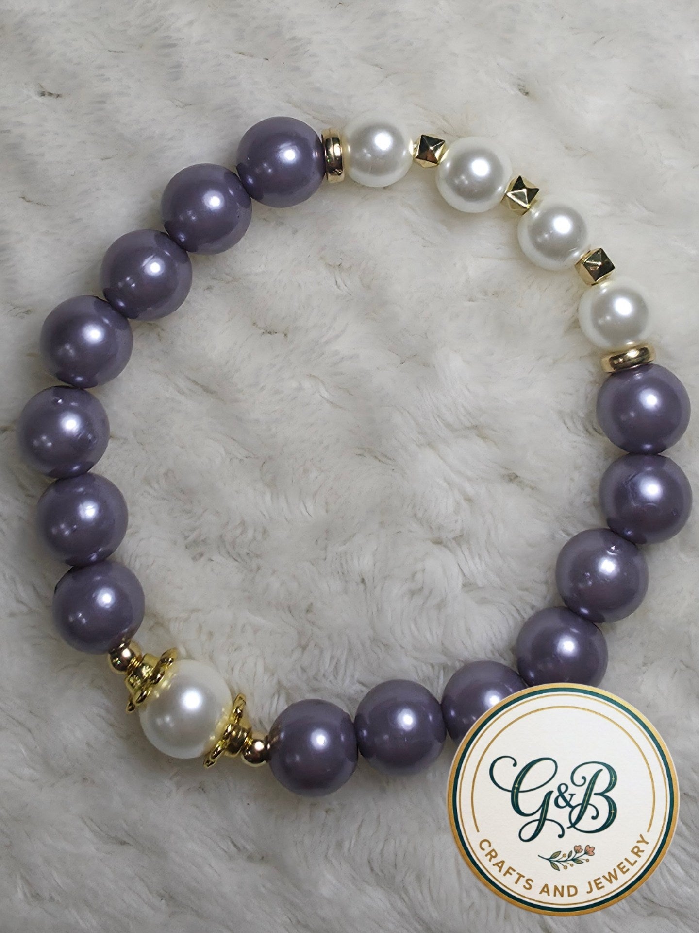 Pearls in Pastel with Gold Accent
