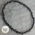 Midnight Wave & Gunmetal Wire Bangle
