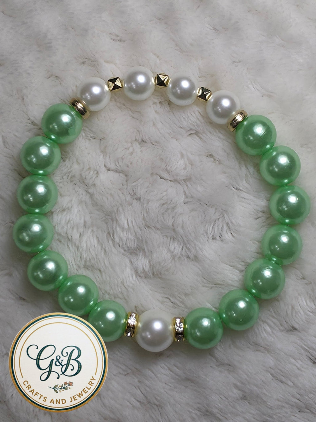 Pearls in Pastel with Gold Accent