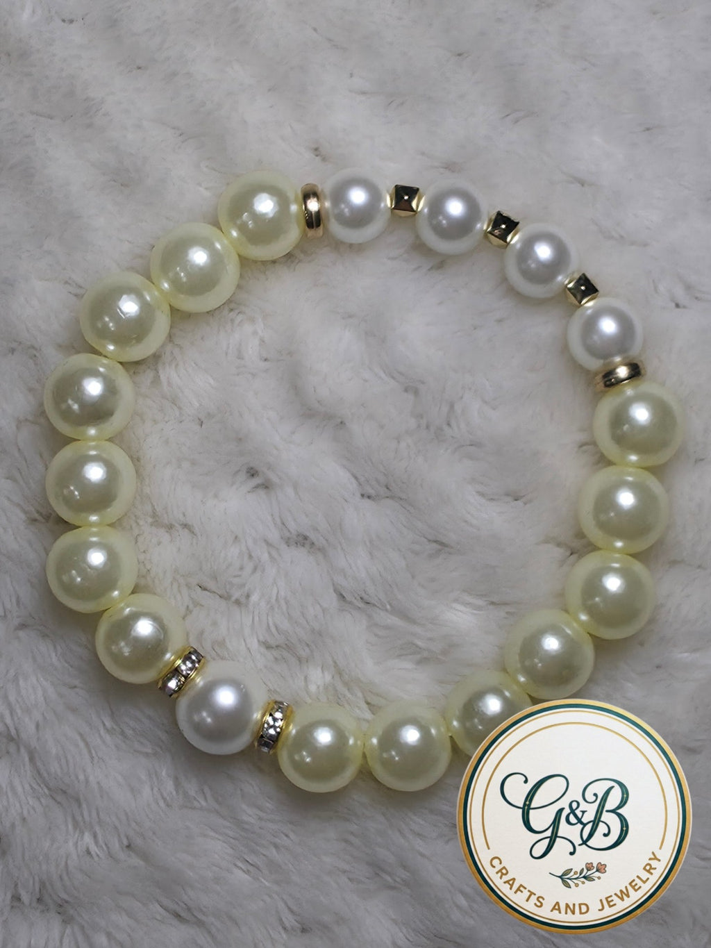 Pearls in Pastel with Gold Accent