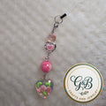 Enchanted Rose Heart Phone Charms