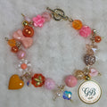 Golden Hour Clustered Charm Bracelet