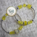 Lovely Crystal & Silver Bracelet