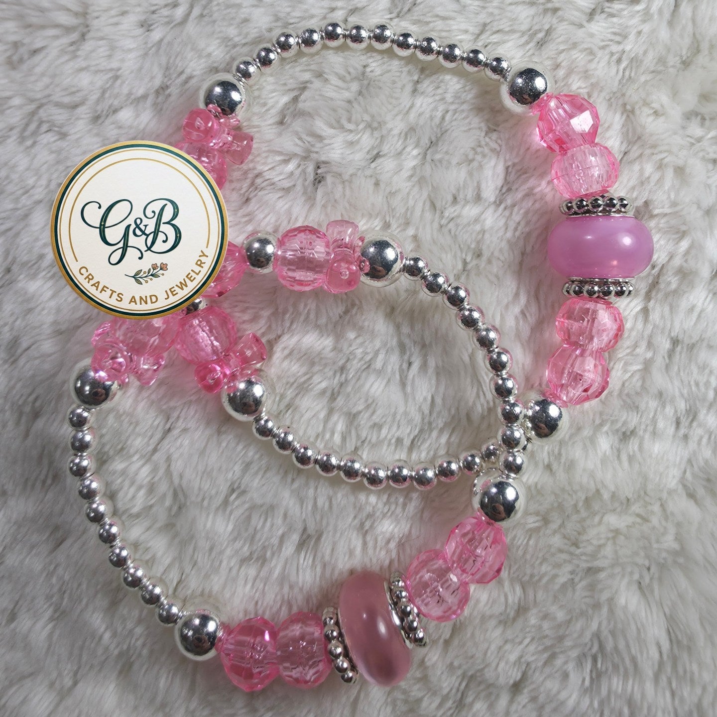 Lovely Crystal & Silver Bracelet
