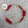 Crimson & Crystal Starlight Bracelet
