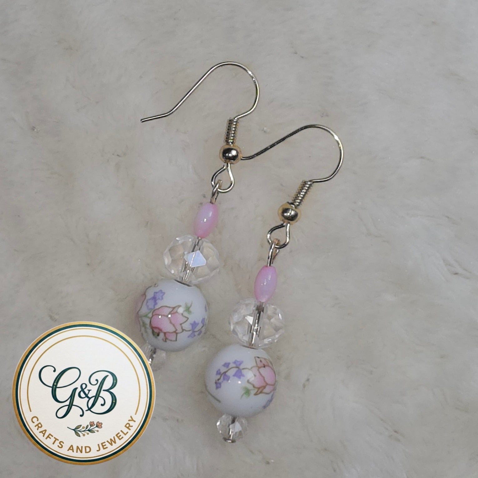 Vintage Romance Floral Drop Earrings
