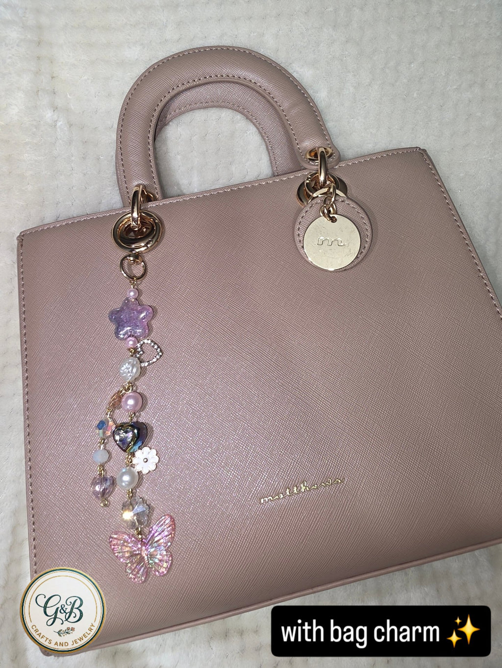 Enchanted Fairycore: The Pastel Butterfly & Star Bag Charm