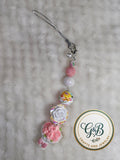 Spring Garden Rose Bouquet Phone Charm