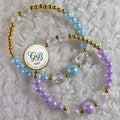 Dainty Pastel Pearl & Gold Bracelet