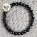 Snowflake Obsidian Bracelet